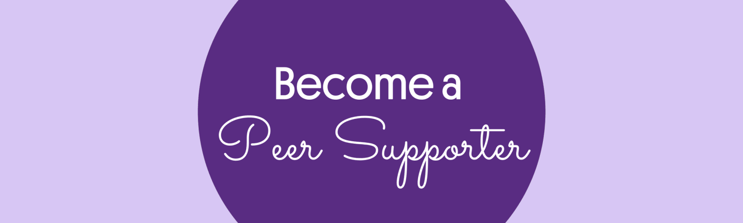 Become a peer supporter - Learn more at our info evening 