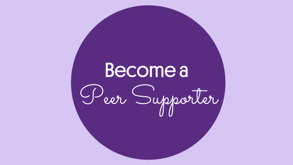 Become a peer supporter - Learn more at our info evening 
